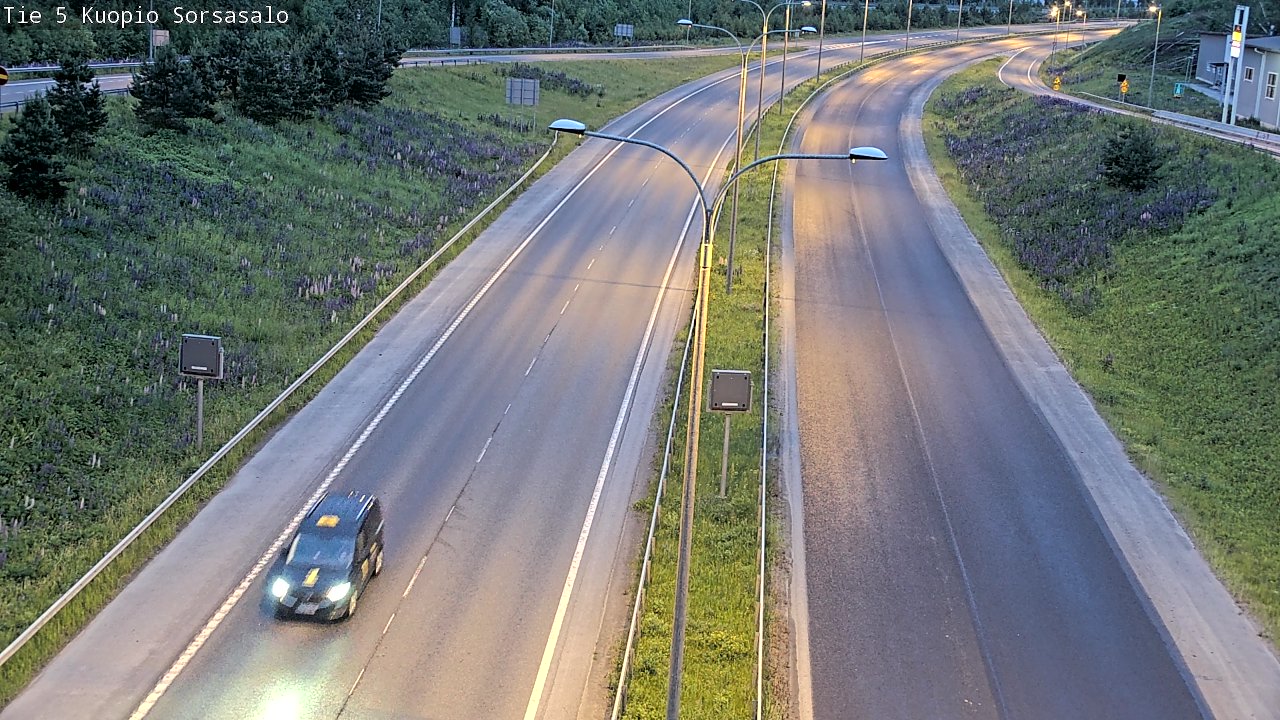 Kelikamerat Kuva Tie 5 Kuopio, Sorsasalo, Kuopio, Pohjois-Savo