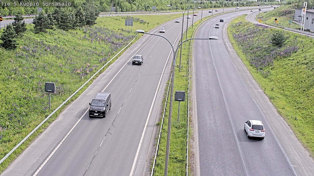 Kelikamerat Kuva Tie 5 Kuopio, Sorsasalo, Kuopio, Pohjois-Savo