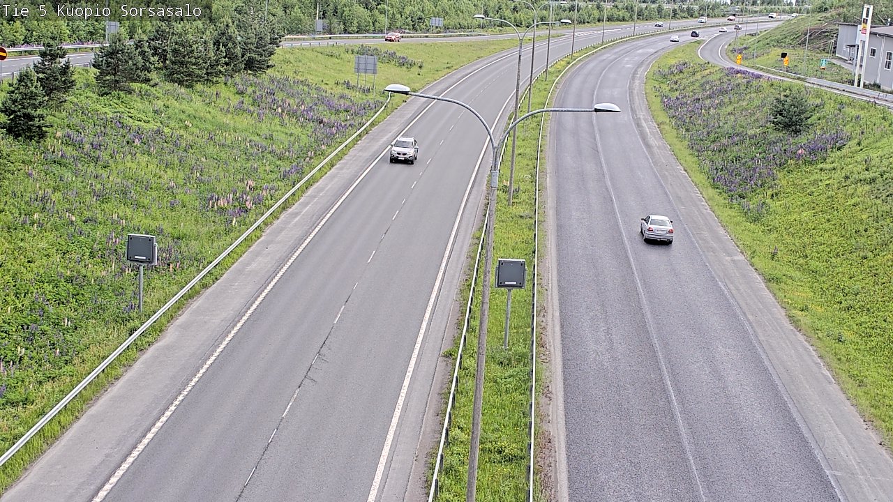 Kelikamerat Kuva Tie 5 Kuopio, Sorsasalo, Kuopio, Pohjois-Savo