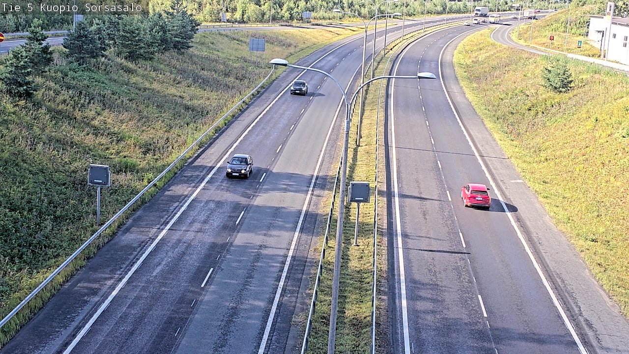 Kelikamerat Kuva Tie 5 Kuopio, Sorsasalo, Kuopio, Pohjois-Savo