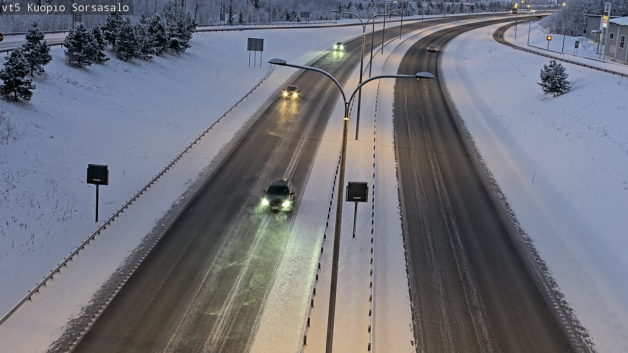 Kelikamerat Kuva Tie 5 Kuopio, Sorsasalo, Kuopio, Pohjois-Savo