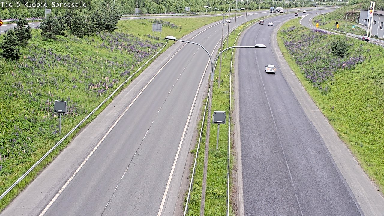 Kelikamerat Kuva Tie 5 Kuopio, Sorsasalo, Kuopio, Pohjois-Savo