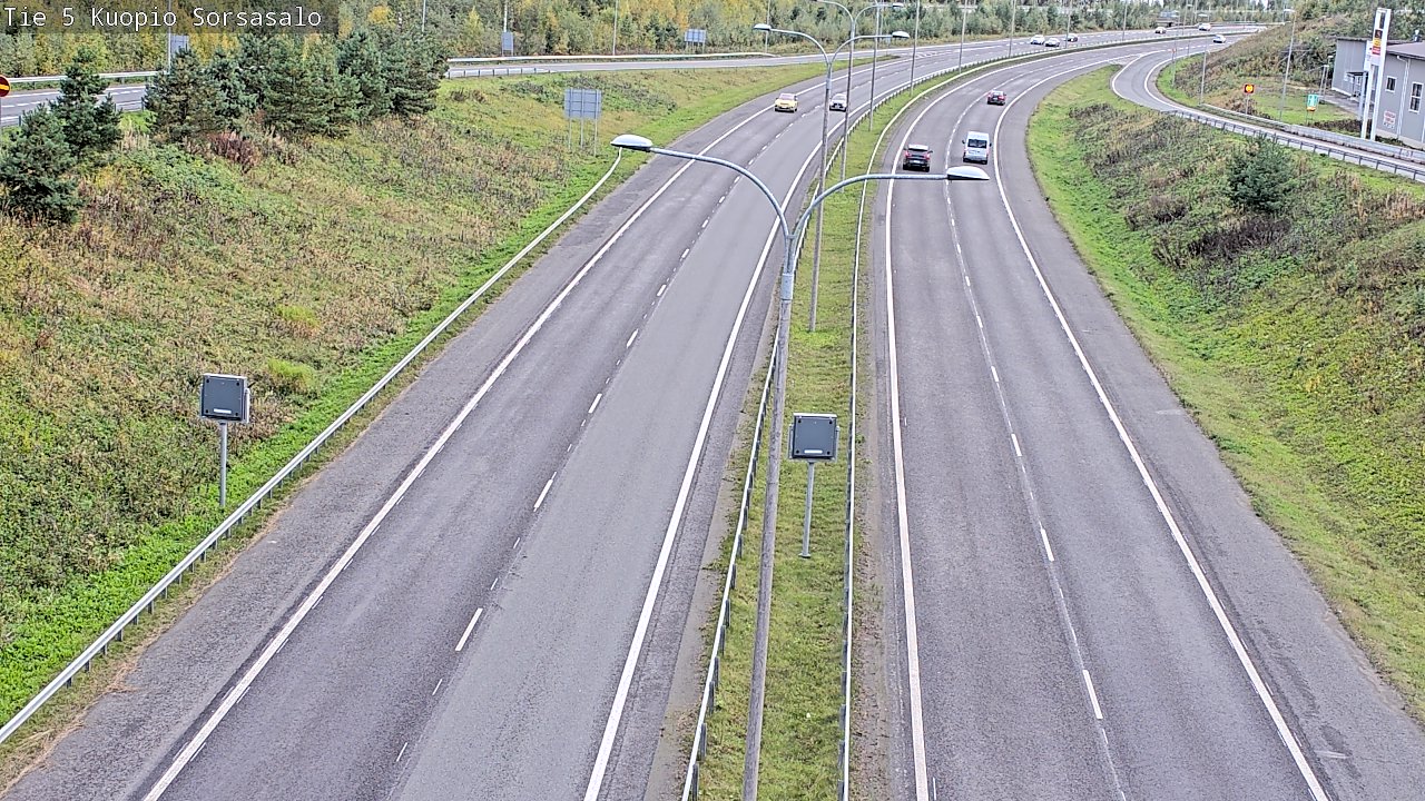 Kelikamerat Kuva Tie 5 Kuopio, Sorsasalo, Kuopio, Pohjois-Savo