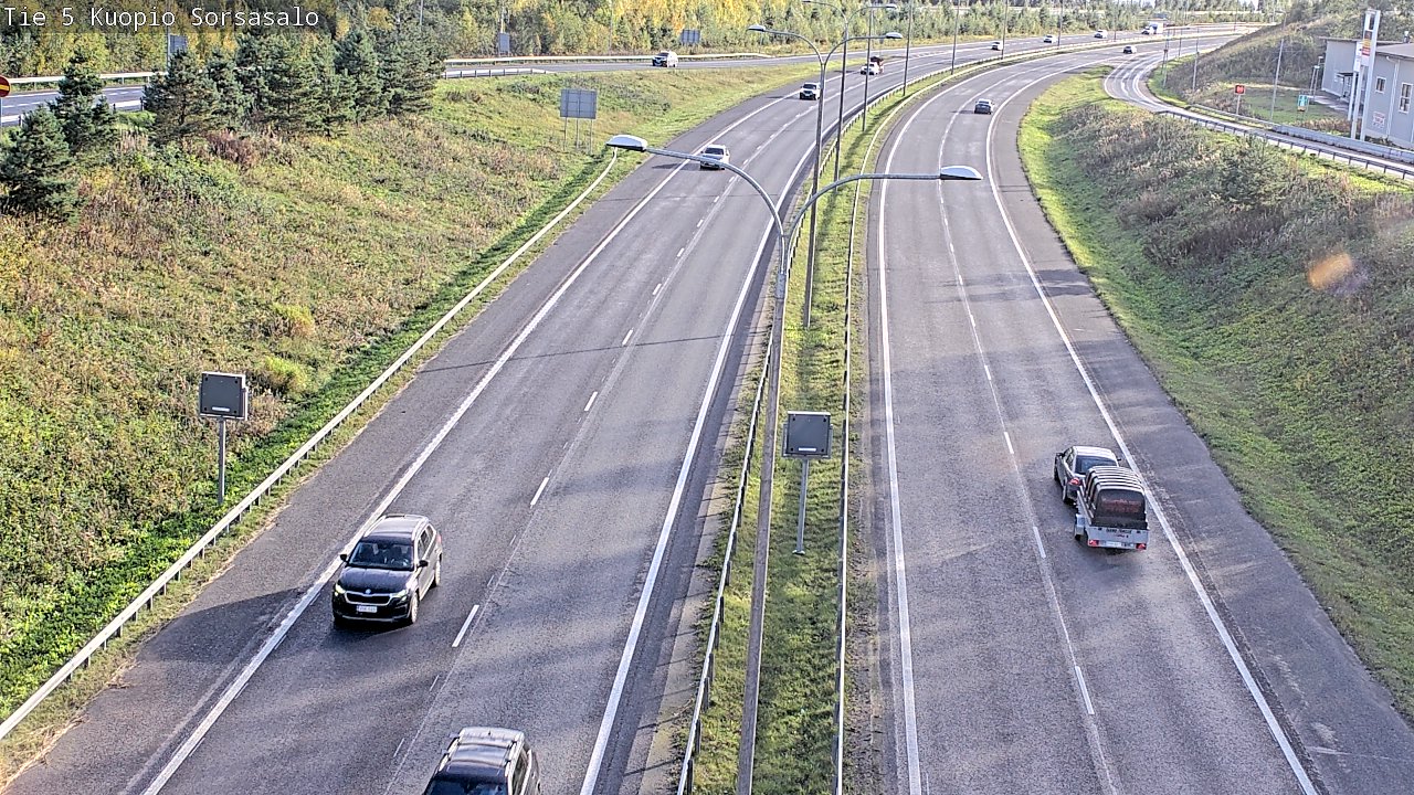 Kelikamerat Kuva Tie 5 Kuopio, Sorsasalo, Kuopio, Pohjois-Savo