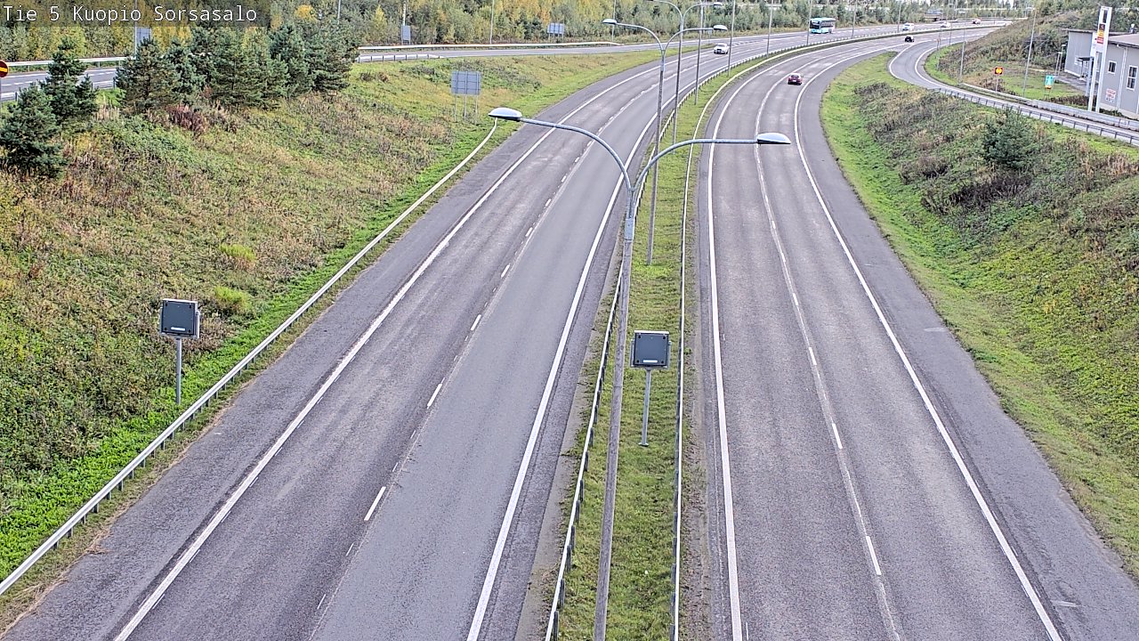 Kelikamerat Kuva Tie 5 Kuopio, Sorsasalo, Kuopio, Pohjois-Savo
