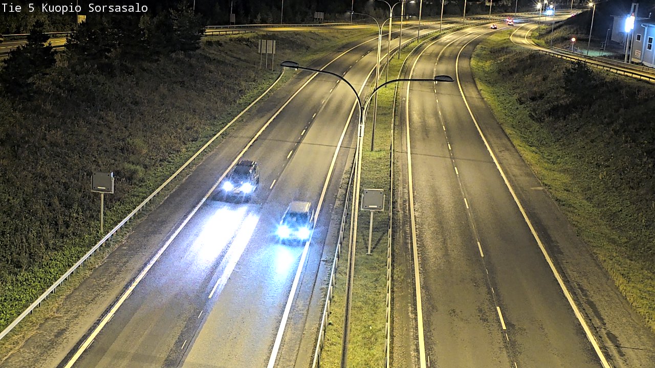 Kelikamerat Kuva Tie 5 Kuopio, Sorsasalo, Kuopio, Pohjois-Savo