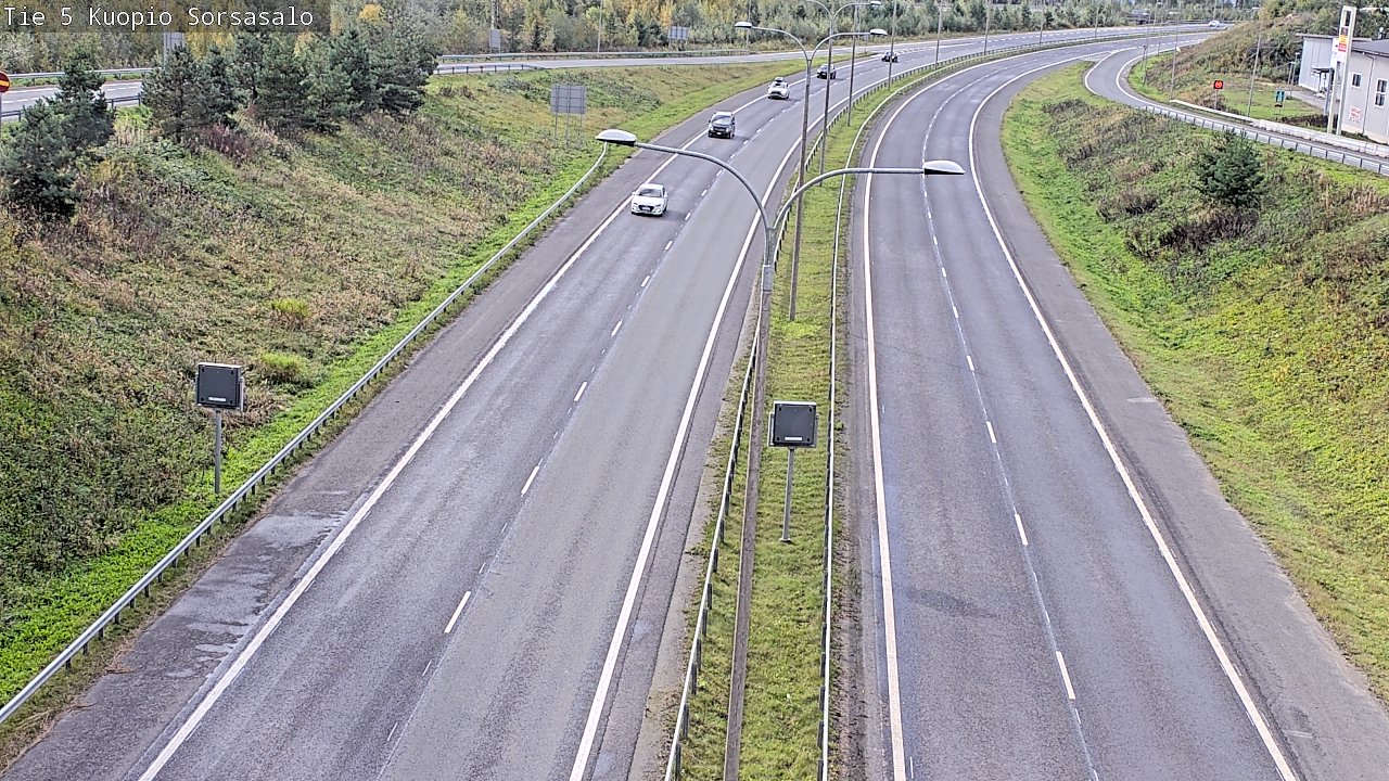 Kelikamerat Kuva Tie 5 Kuopio, Sorsasalo, Kuopio, Pohjois-Savo