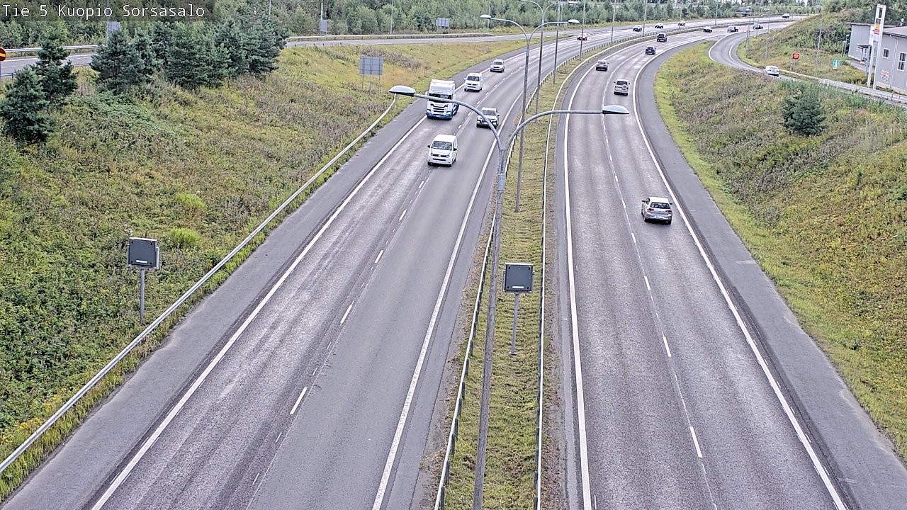 Kelikamerat Kuva Tie 5 Kuopio, Sorsasalo, Kuopio, Pohjois-Savo