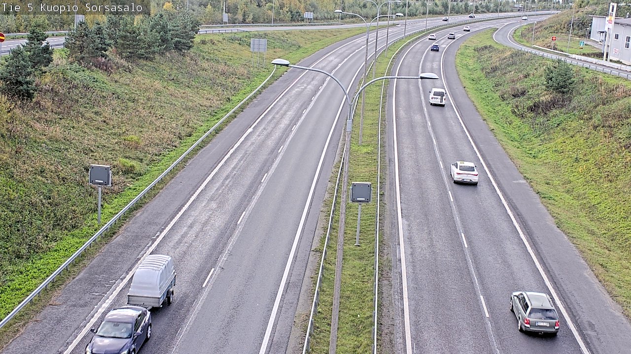 Kelikamerat Kuva Tie 5 Kuopio, Sorsasalo, Kuopio, Pohjois-Savo
