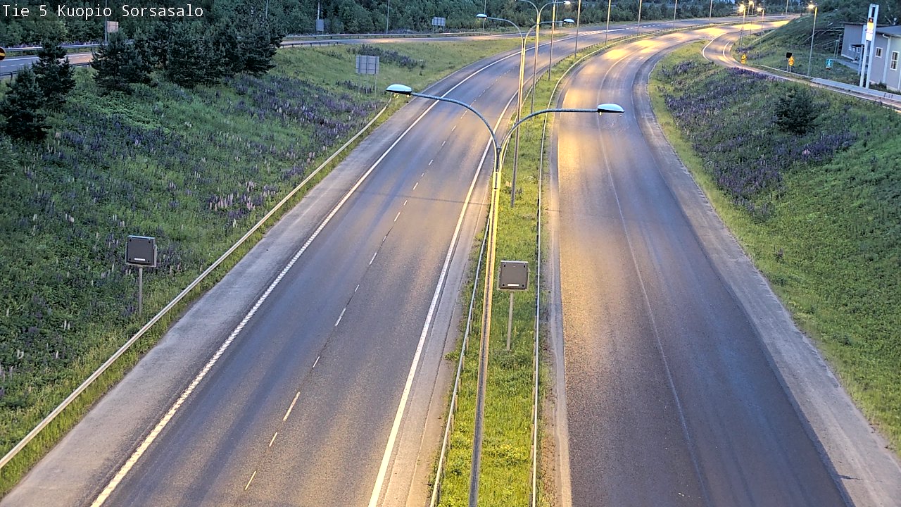 Kelikamerat Kuva Tie 5 Kuopio, Sorsasalo, Kuopio, Pohjois-Savo