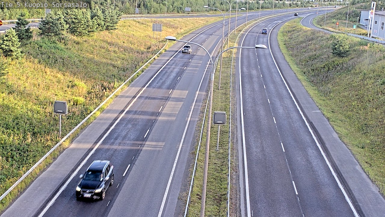 Kelikamerat Kuva Tie 5 Kuopio, Sorsasalo, Kuopio, Pohjois-Savo
