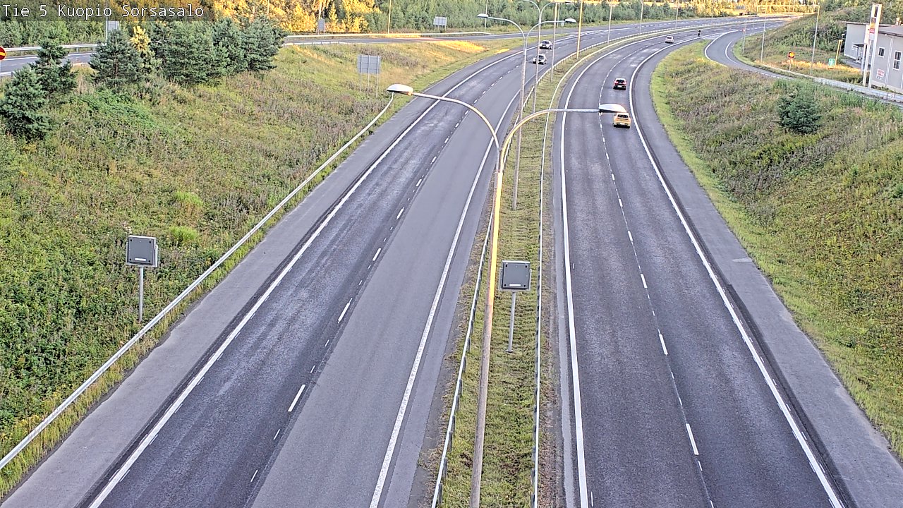 Kelikamerat Kuva Tie 5 Kuopio, Sorsasalo, Kuopio, Pohjois-Savo