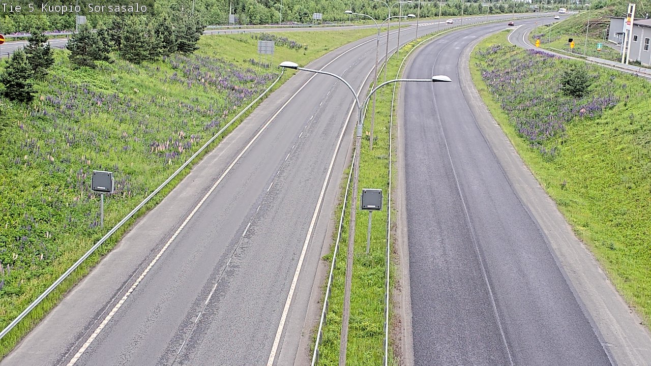 Kelikamerat Kuva Tie 5 Kuopio, Sorsasalo, Kuopio, Pohjois-Savo