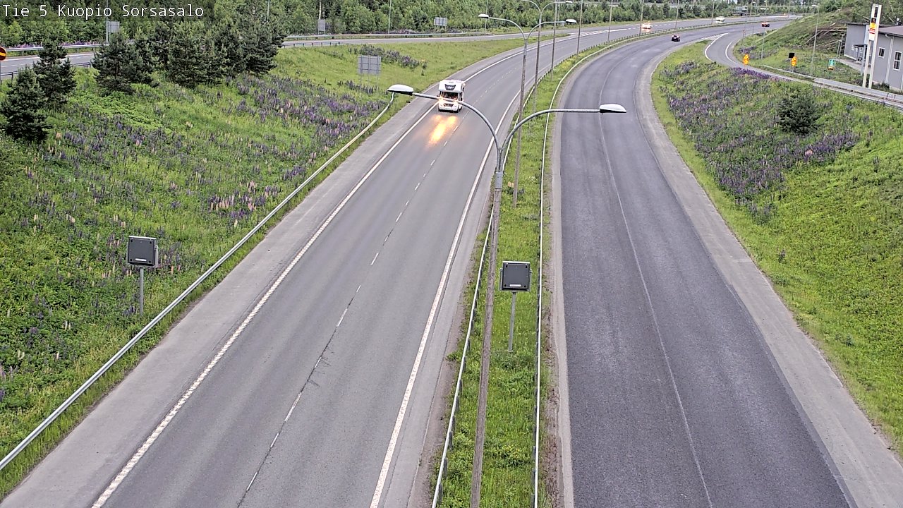 Kelikamerat Kuva Tie 5 Kuopio, Sorsasalo, Kuopio, Pohjois-Savo