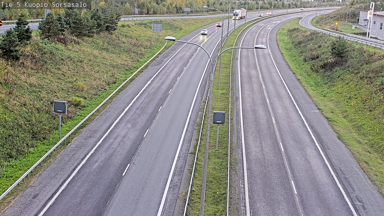 Kelikamerat Kuva Tie 5 Kuopio, Sorsasalo, Kuopio, Pohjois-Savo