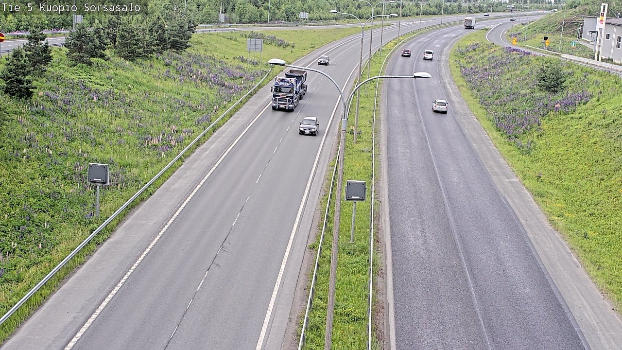 Kelikamerat Kuva Tie 5 Kuopio, Sorsasalo, Kuopio, Pohjois-Savo