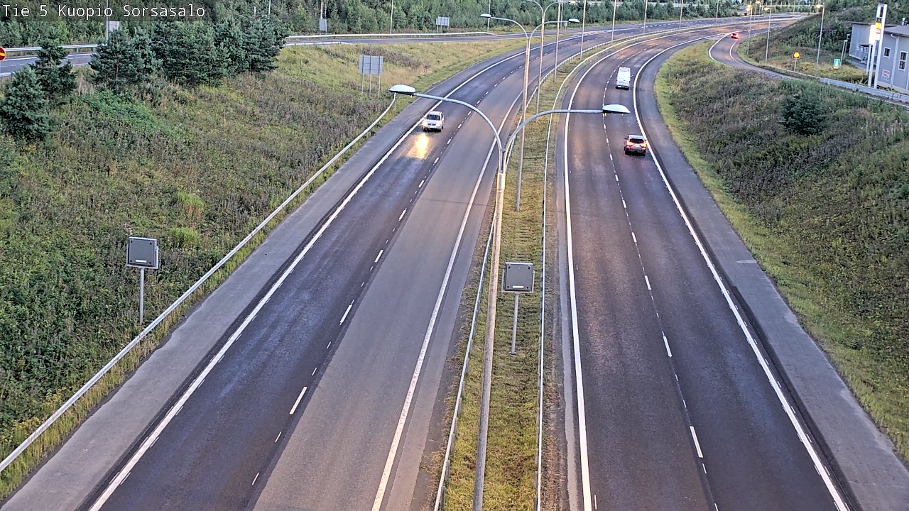 Kelikamerat Kuva Tie 5 Kuopio, Sorsasalo, Kuopio, Pohjois-Savo