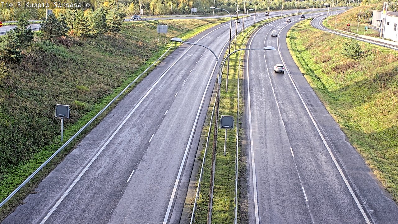 Kelikamerat Kuva Tie 5 Kuopio, Sorsasalo, Kuopio, Pohjois-Savo