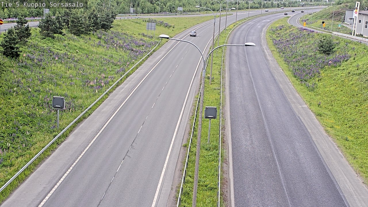 Kelikamerat Kuva Tie 5 Kuopio, Sorsasalo, Kuopio, Pohjois-Savo