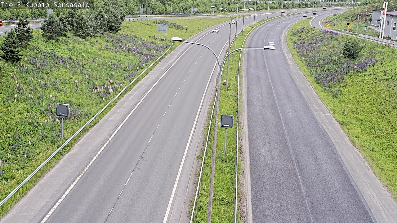 Kelikamerat Kuva Tie 5 Kuopio, Sorsasalo, Kuopio, Pohjois-Savo