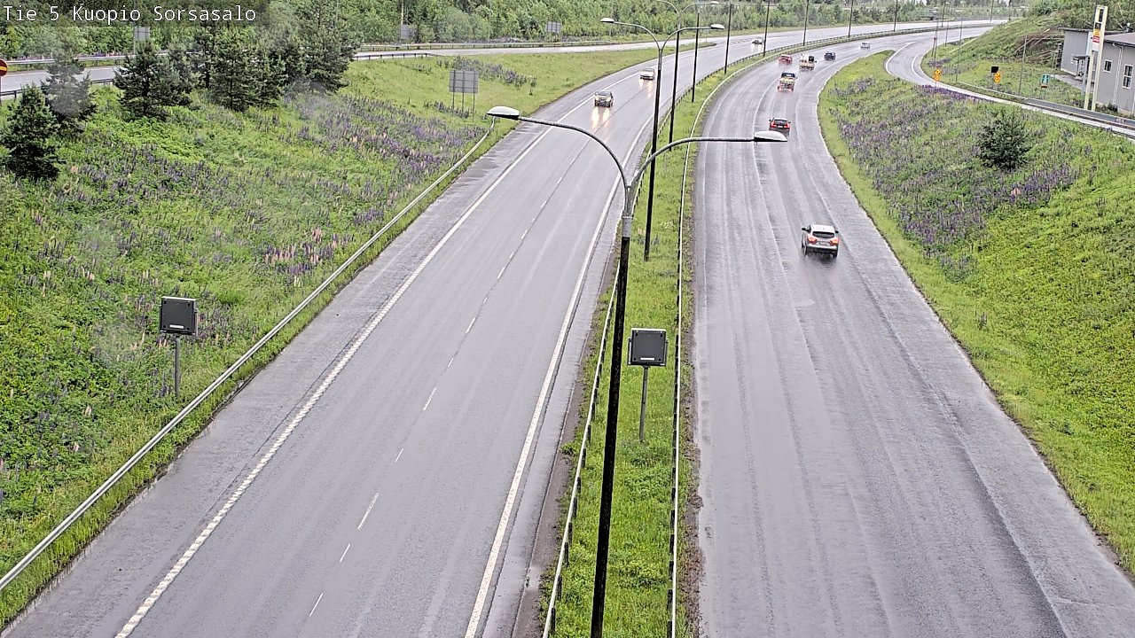 Kelikamerat Kuva Tie 5 Kuopio, Sorsasalo, Kuopio, Pohjois-Savo