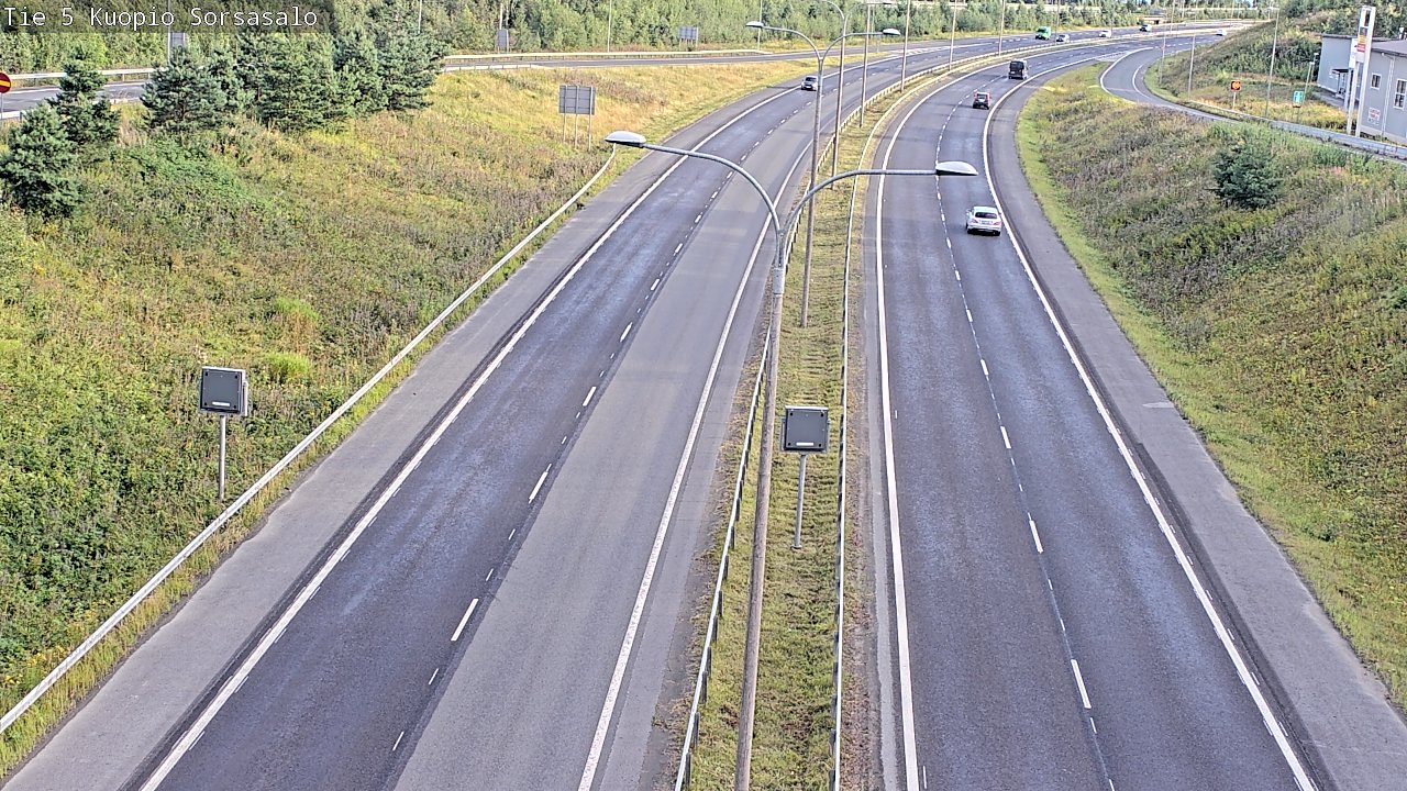 Kelikamerat Kuva Tie 5 Kuopio, Sorsasalo, Kuopio, Pohjois-Savo