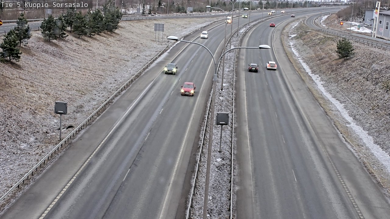 Kelikamerat Kuva Tie 5 Kuopio, Sorsasalo, Kuopio, Pohjois-Savo