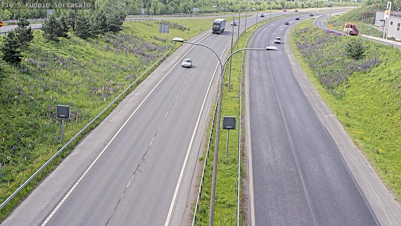 Kelikamerat Kuva Tie 5 Kuopio, Sorsasalo, Kuopio, Pohjois-Savo