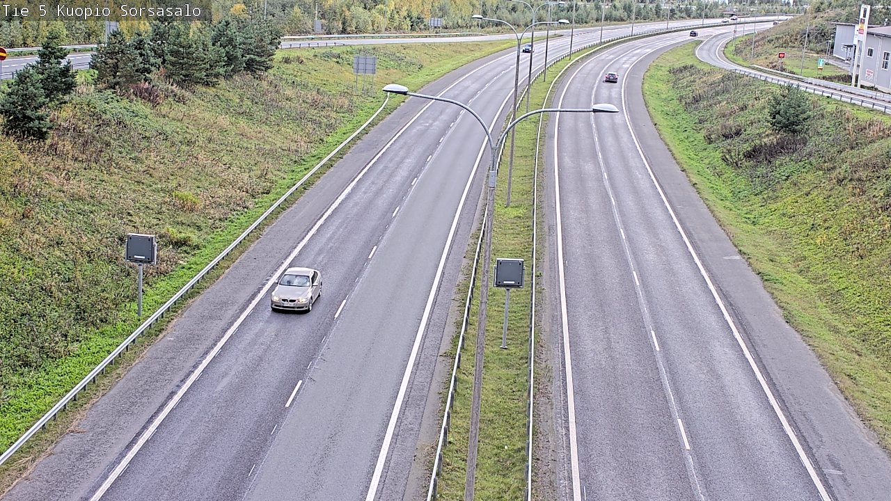 Kelikamerat Kuva Tie 5 Kuopio, Sorsasalo, Kuopio, Pohjois-Savo