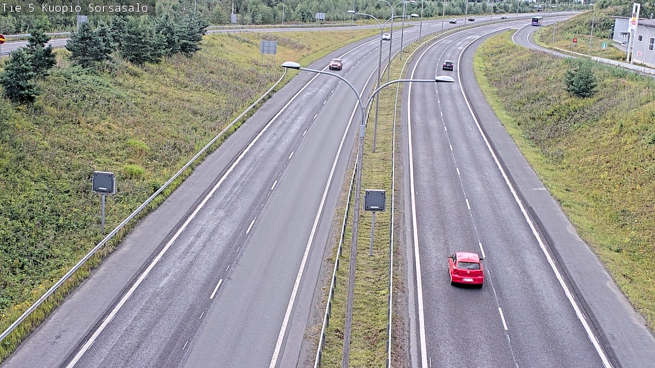 Kelikamerat Kuva Tie 5 Kuopio, Sorsasalo, Kuopio, Pohjois-Savo
