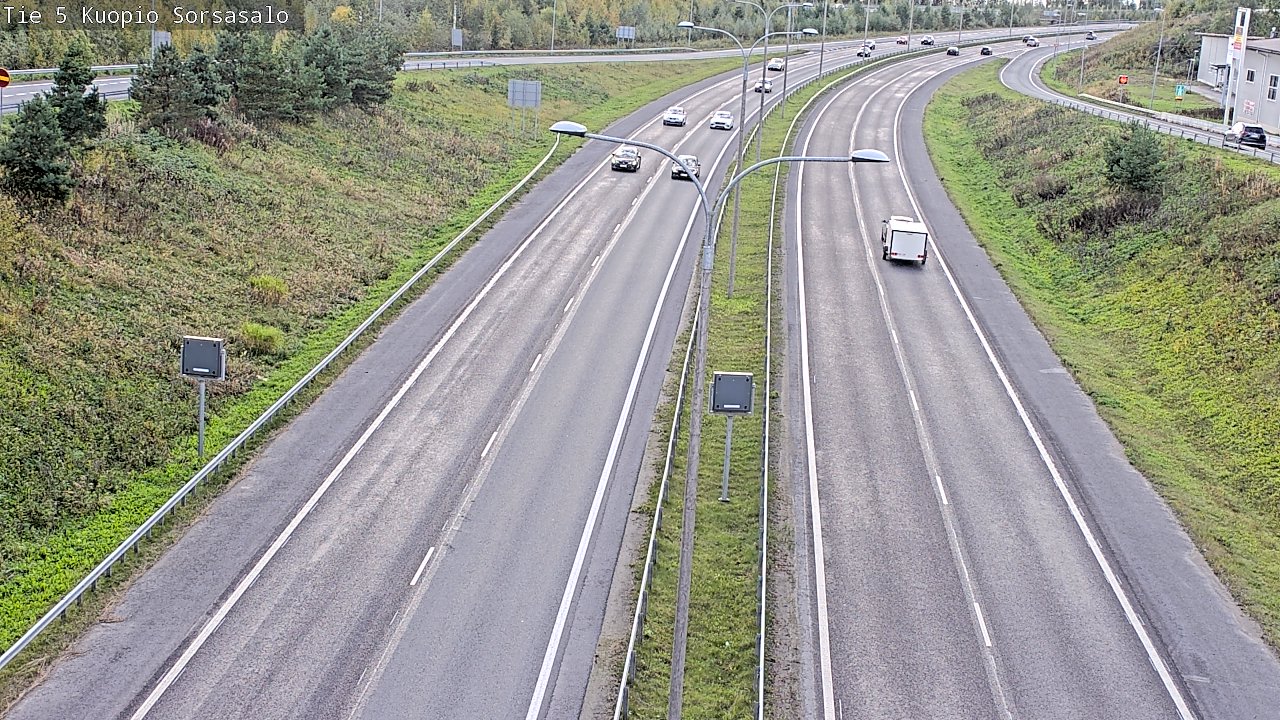 Kelikamerat Kuva Tie 5 Kuopio, Sorsasalo, Kuopio, Pohjois-Savo
