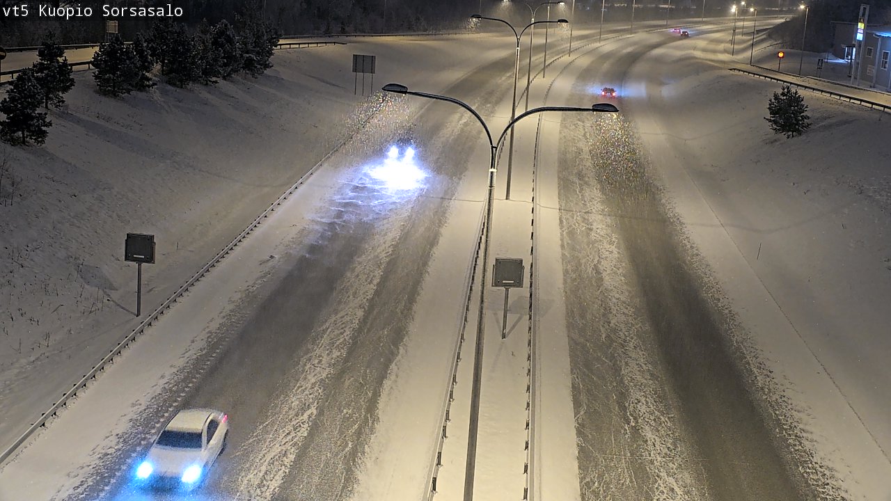 Kelikamerat Kuva Tie 5 Kuopio, Sorsasalo, Kuopio, Pohjois-Savo