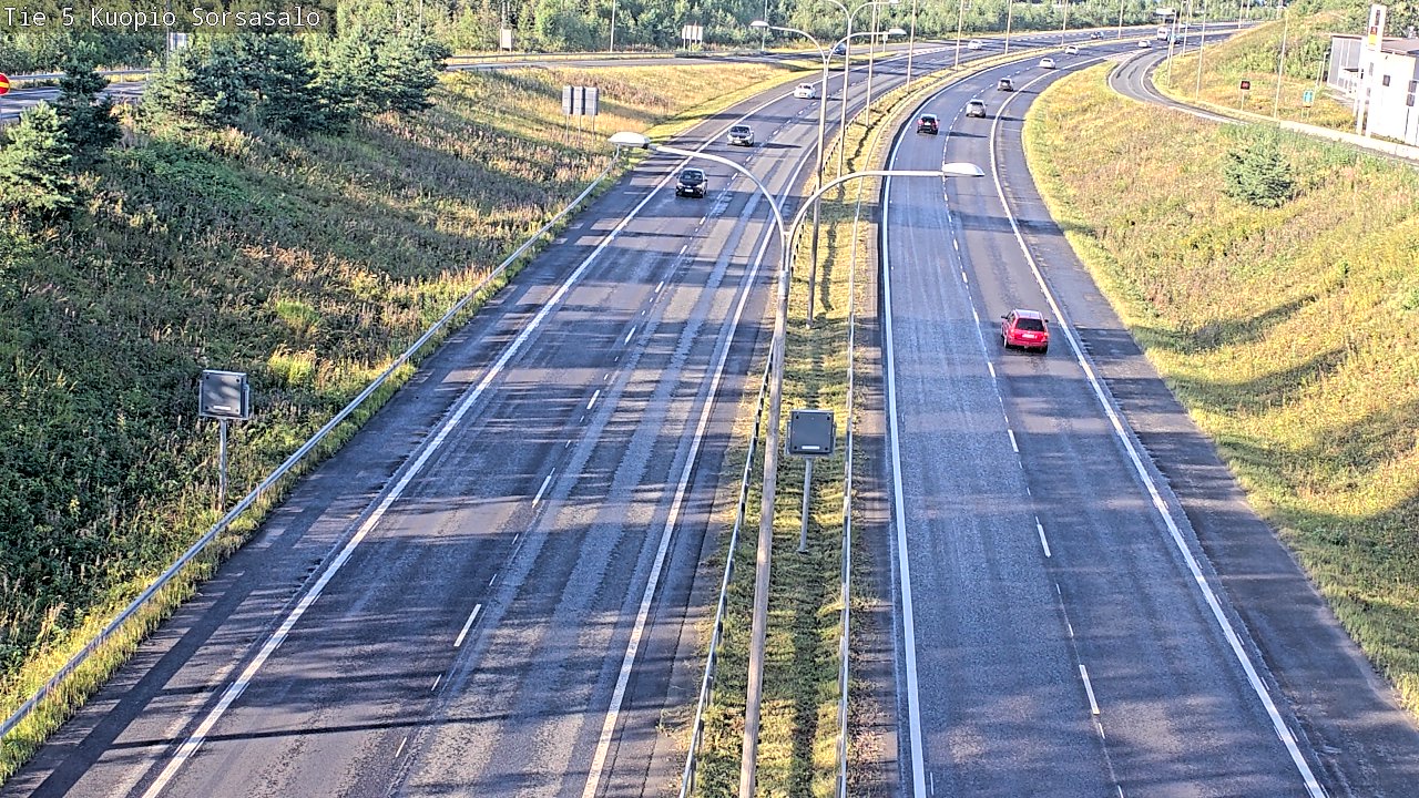 Kelikamerat Kuva Tie 5 Kuopio, Sorsasalo, Kuopio, Pohjois-Savo