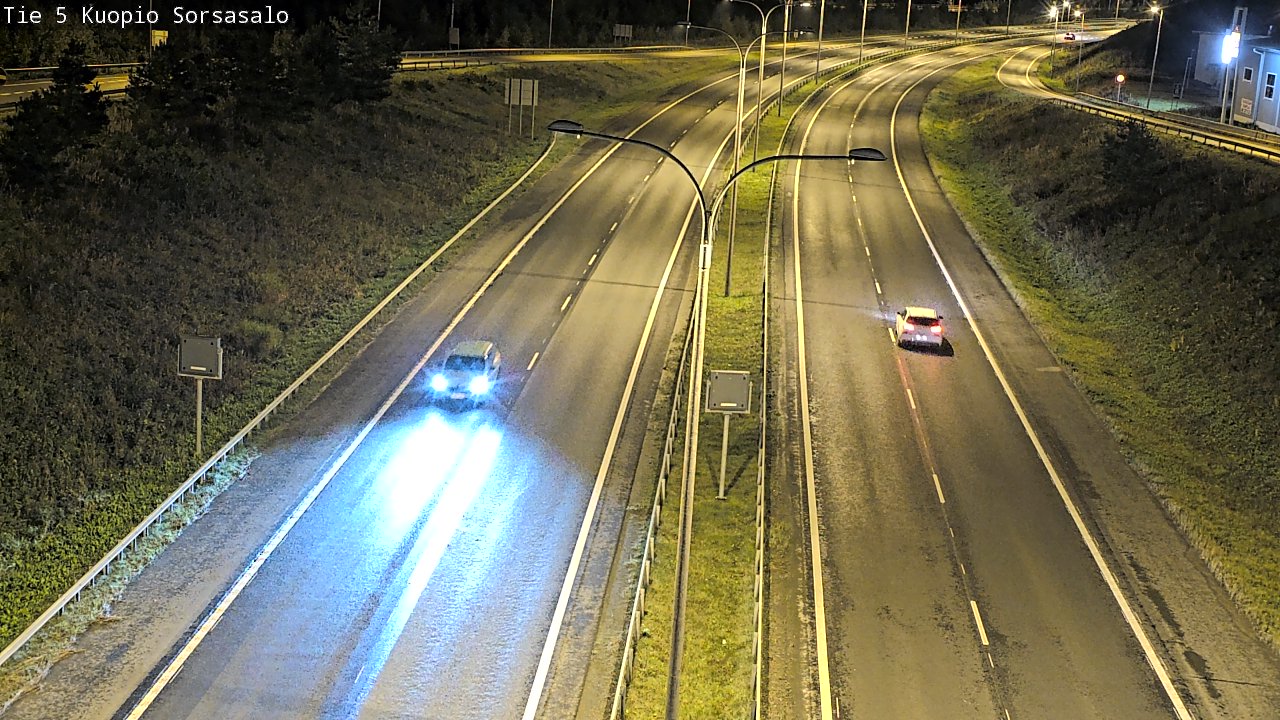 Kelikamerat Kuva Tie 5 Kuopio, Sorsasalo, Kuopio, Pohjois-Savo