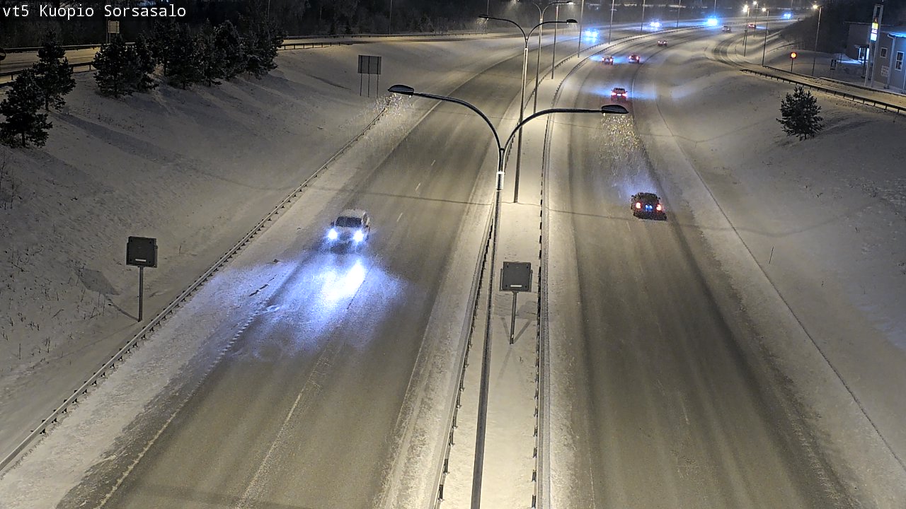 Kelikamerat Kuva Tie 5 Kuopio, Sorsasalo, Kuopio, Pohjois-Savo