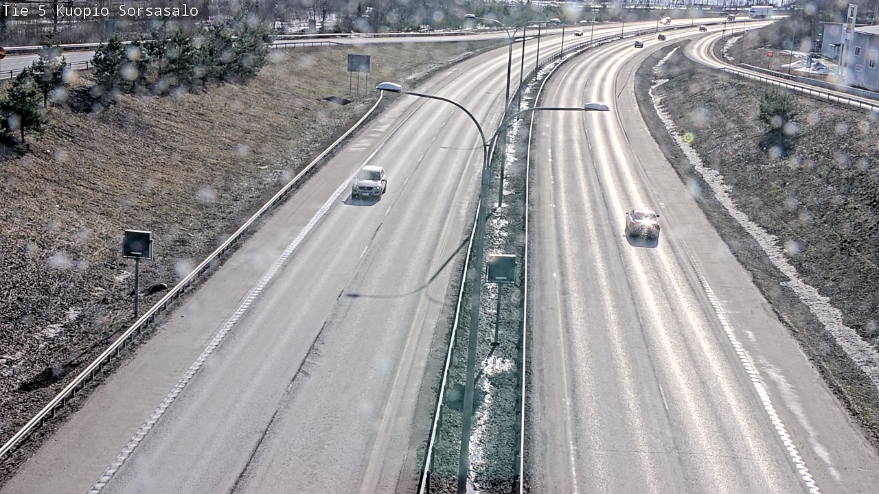 Kelikamerat Kuva Tie 5 Kuopio, Sorsasalo, Kuopio, Pohjois-Savo