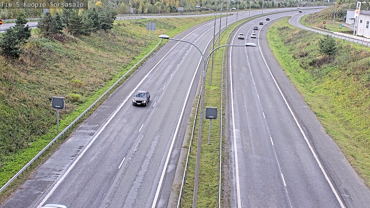 Kelikamerat Kuva Tie 5 Kuopio, Sorsasalo, Kuopio, Pohjois-Savo