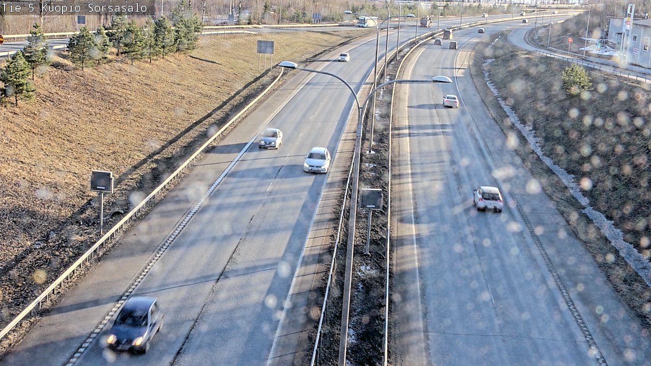 Kelikamerat Kuva Tie 5 Kuopio, Sorsasalo, Kuopio, Pohjois-Savo