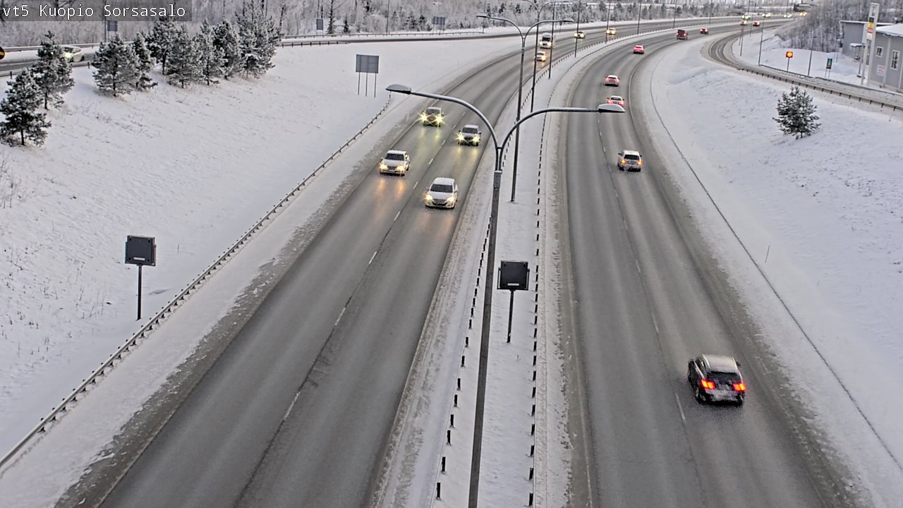 Kelikamerat Kuva Tie 5 Kuopio, Sorsasalo, Kuopio, Pohjois-Savo