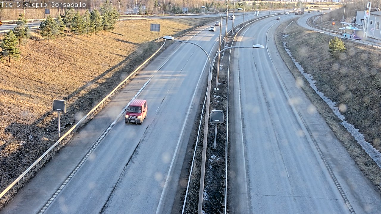 Kelikamerat Kuva Tie 5 Kuopio, Sorsasalo, Kuopio, Pohjois-Savo