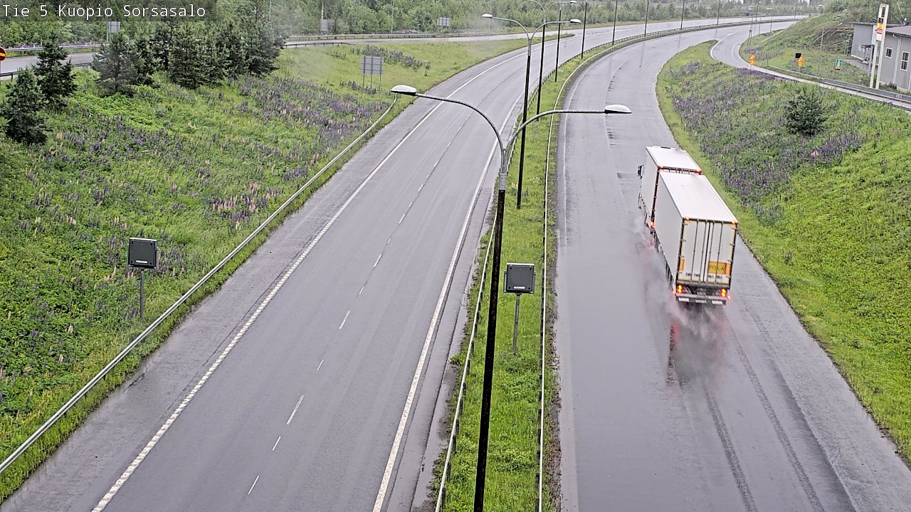Kelikamerat Kuva Tie 5 Kuopio, Sorsasalo, Kuopio, Pohjois-Savo