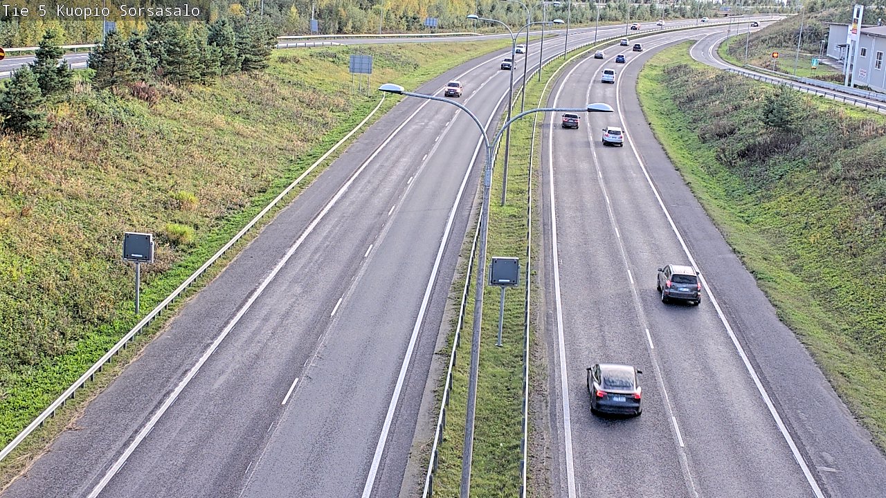 Kelikamerat Kuva Tie 5 Kuopio, Sorsasalo, Kuopio, Pohjois-Savo