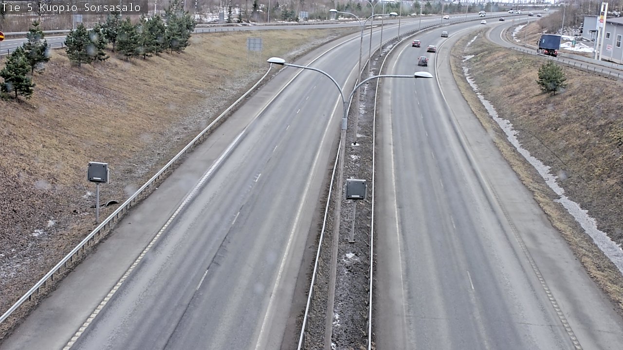 Kelikamerat Kuva Tie 5 Kuopio, Sorsasalo, Kuopio, Pohjois-Savo