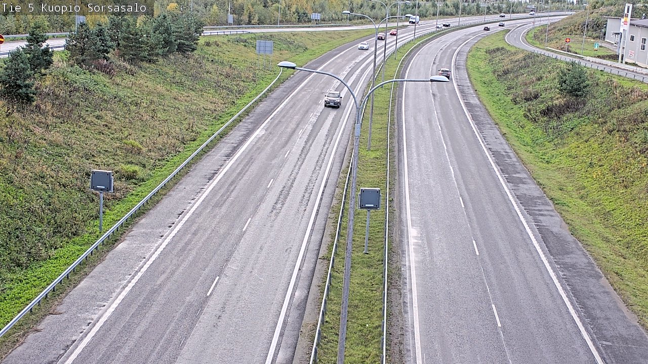 Kelikamerat Kuva Tie 5 Kuopio, Sorsasalo, Kuopio, Pohjois-Savo