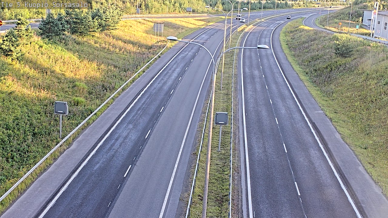 Kelikamerat Kuva Tie 5 Kuopio, Sorsasalo, Kuopio, Pohjois-Savo