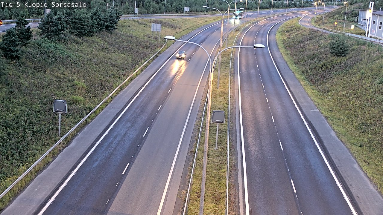 Kelikamerat Kuva Tie 5 Kuopio, Sorsasalo, Kuopio, Pohjois-Savo
