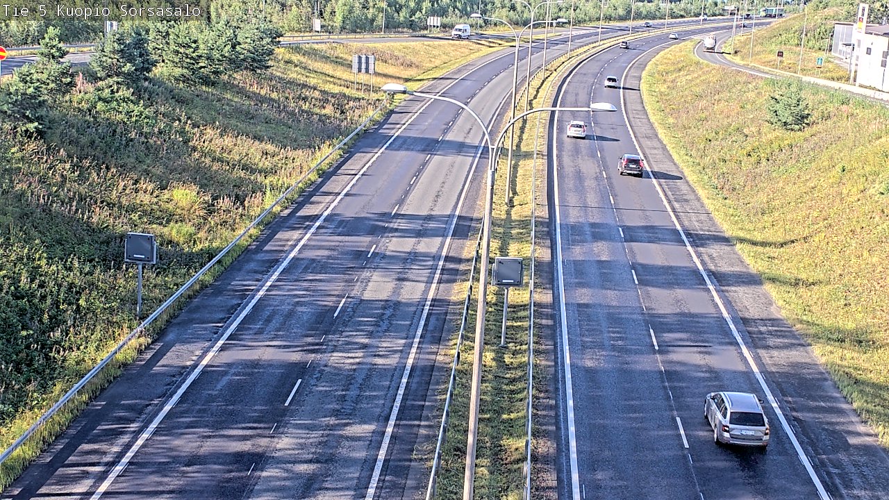 Kelikamerat Kuva Tie 5 Kuopio, Sorsasalo, Kuopio, Pohjois-Savo