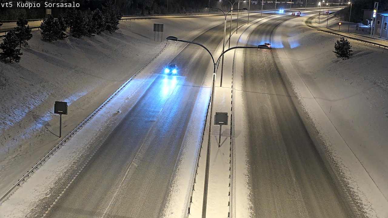 Kelikamerat Kuva Tie 5 Kuopio, Sorsasalo, Kuopio, Pohjois-Savo