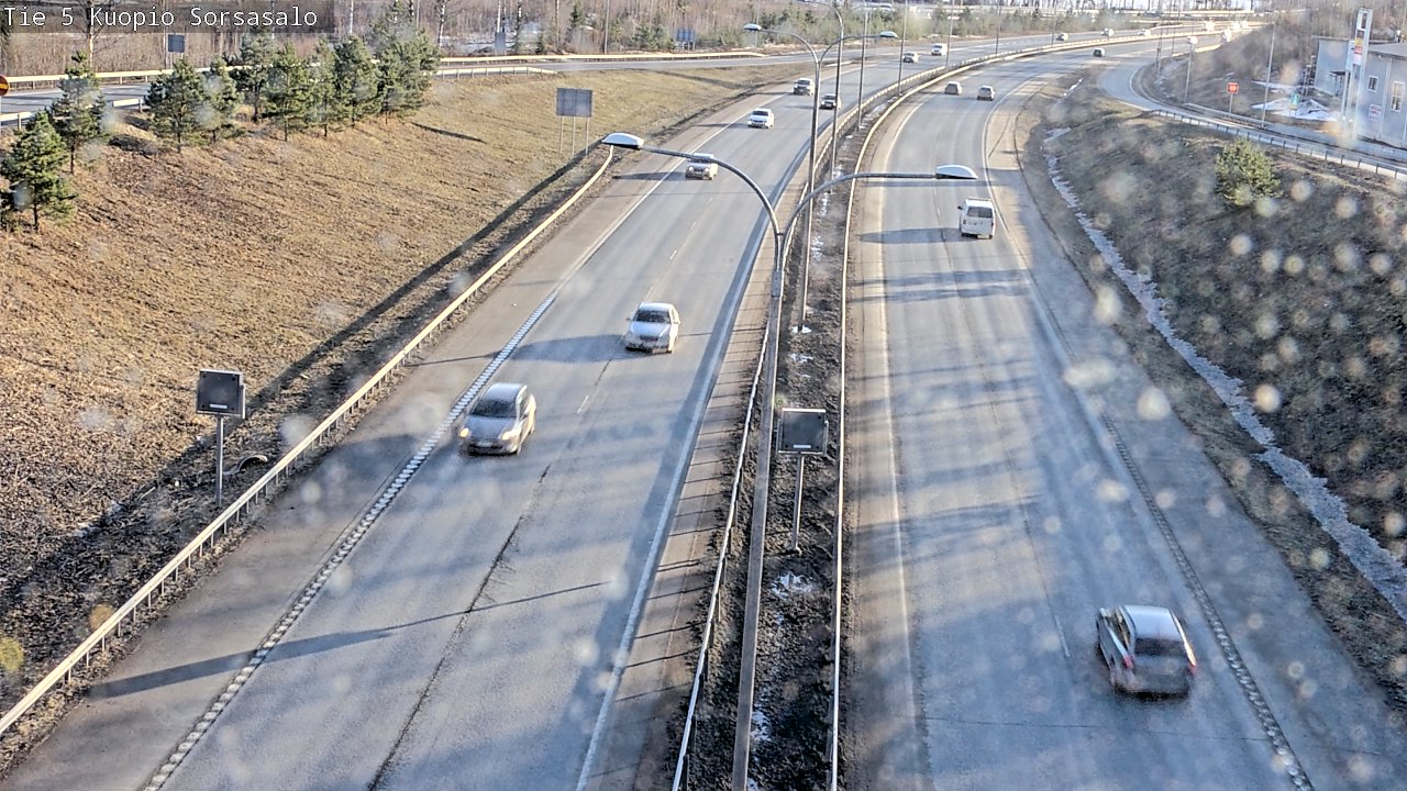 Kelikamerat Kuva Tie 5 Kuopio, Sorsasalo, Kuopio, Pohjois-Savo