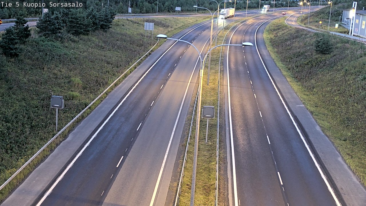 Kelikamerat Kuva Tie 5 Kuopio, Sorsasalo, Kuopio, Pohjois-Savo